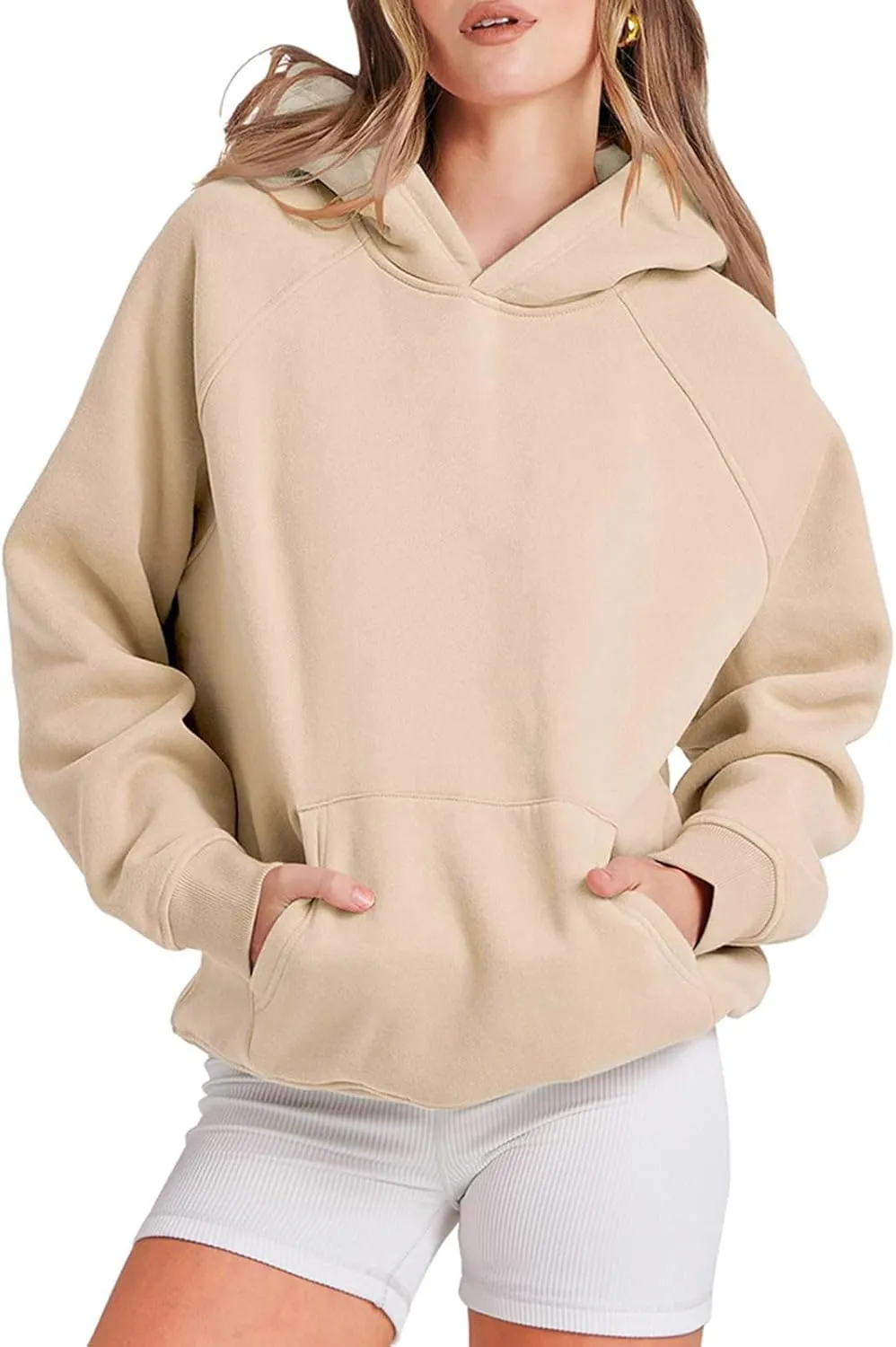 JiXiang Women's Fashion Hoodies & Sweatshirts Oversized Hoodies Sweatshirts Long Sleeve Sweaters Pullover Clothes with Pocket