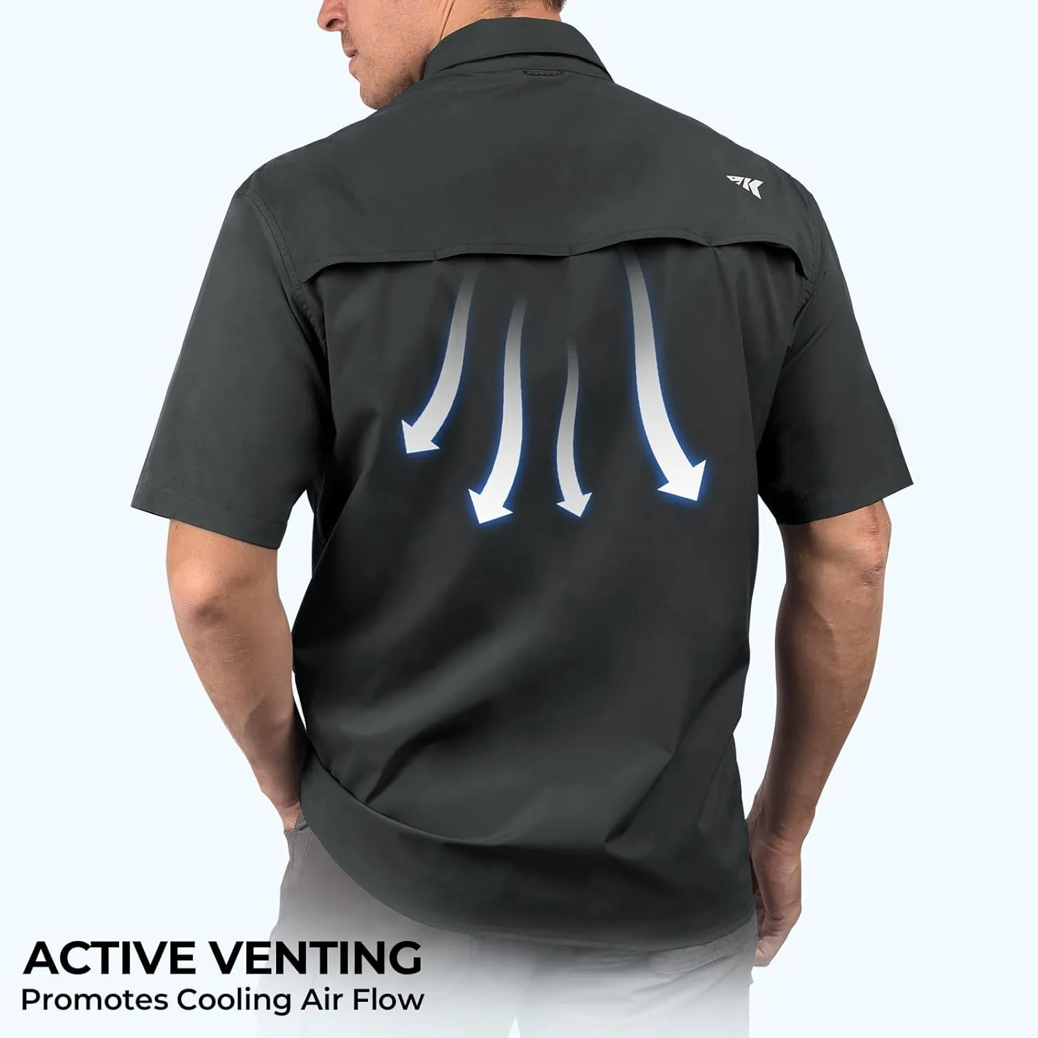 KastKing ReKon Men's Fishing Shirts, Well Made, Quick-Dry Short & Long Sleeve Hiking Beach Shirts, Sun Protection