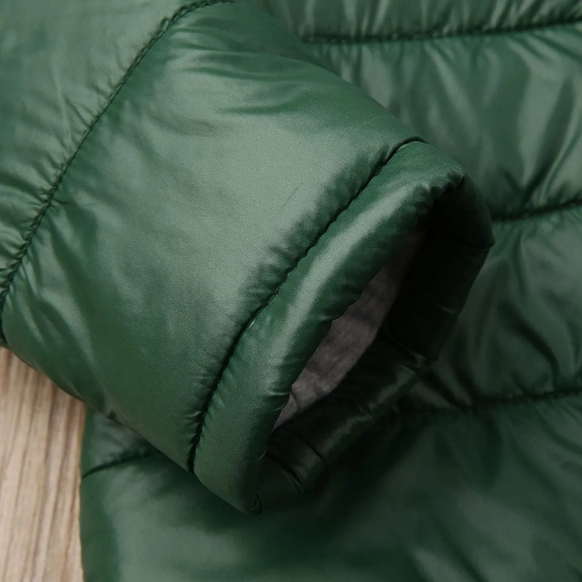 Kids Baby Boys Girls Dinosaur Hoodie Jacket Zipper Up Cotton Padded Hooded Coat Outwear