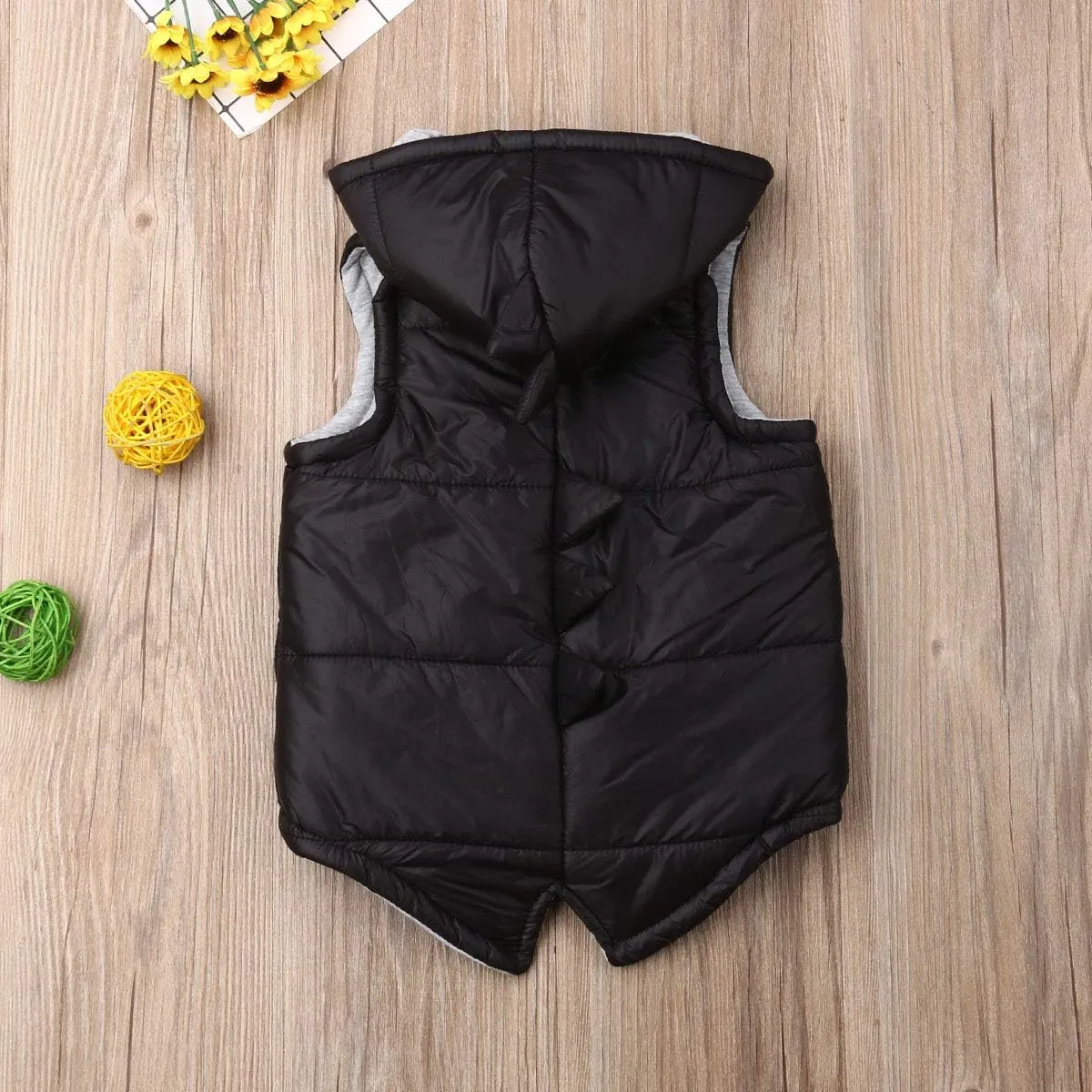 Kids Baby Boys Girls Dinosaur Hoodie Jacket Zipper Up Cotton Padded Hooded Coat Outwear