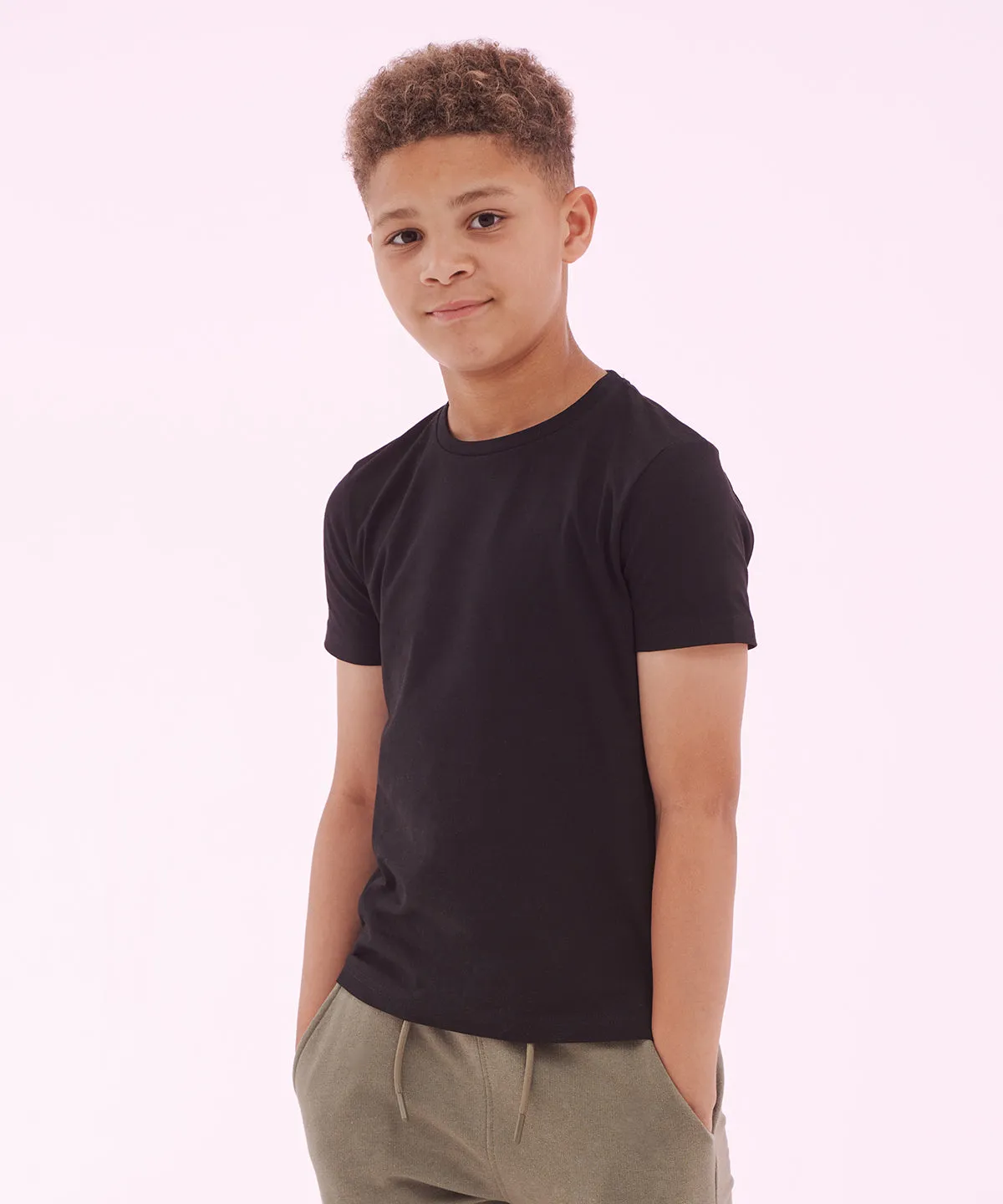 Kids feel-good stretch T | White