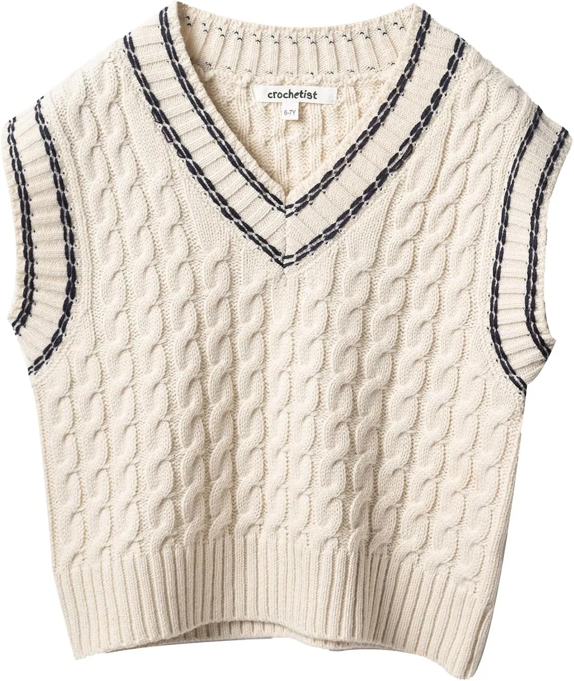 Kids Sweater Vest Girls Boys Toddler Vest V Neck Cute Tank Top