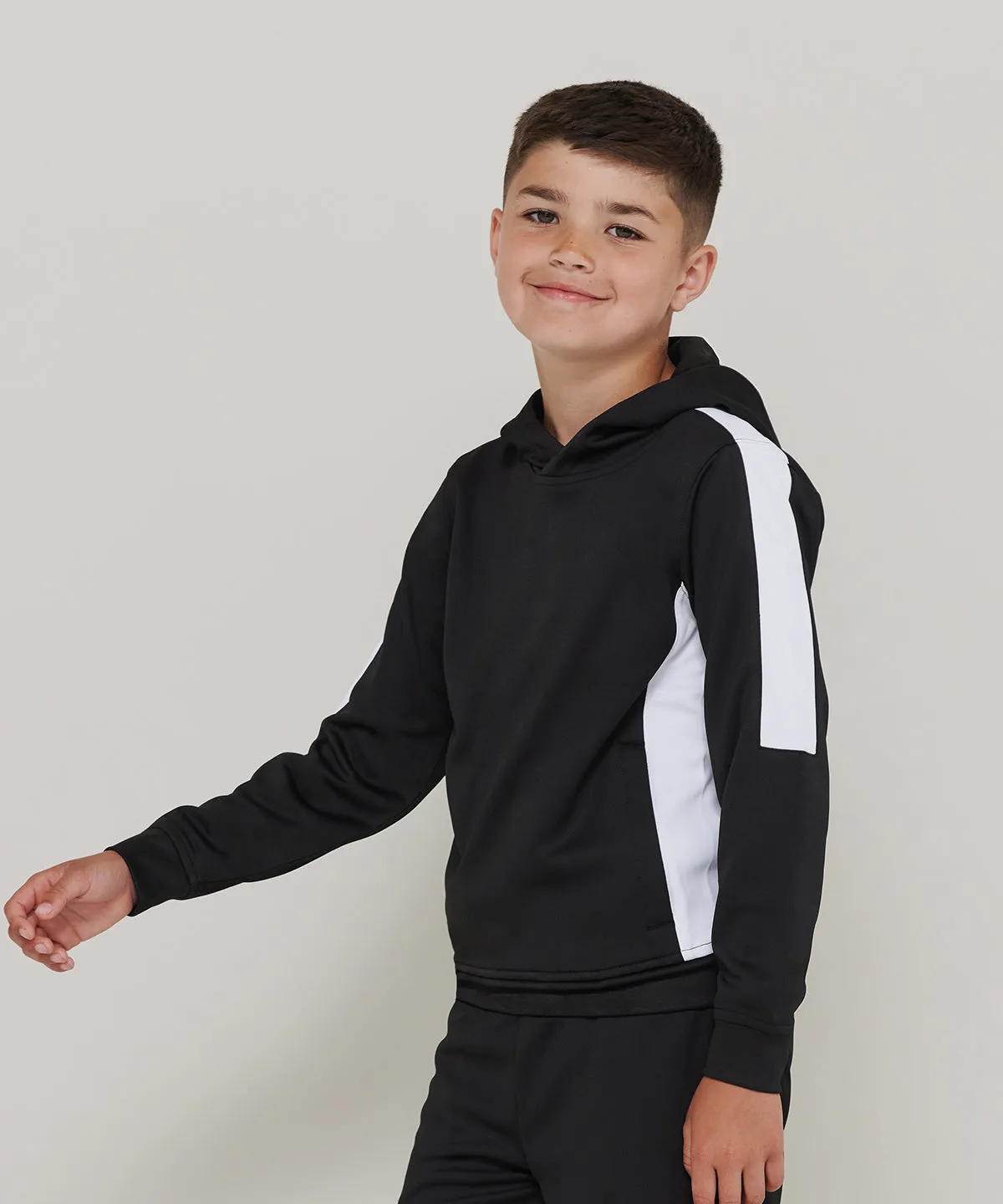 Kids team hoodie | Black/White