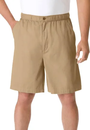 KingSize Knockarounds 8" Full Elastic Plain Front Shorts
