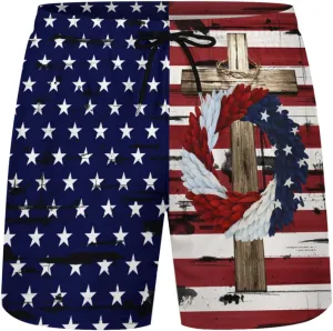 KSLIDS Mens Swim Trunks with Compression Liner 2-in-1 Swimming Shorts 5 inch Inseam Quick Dry Beach Board Shorts