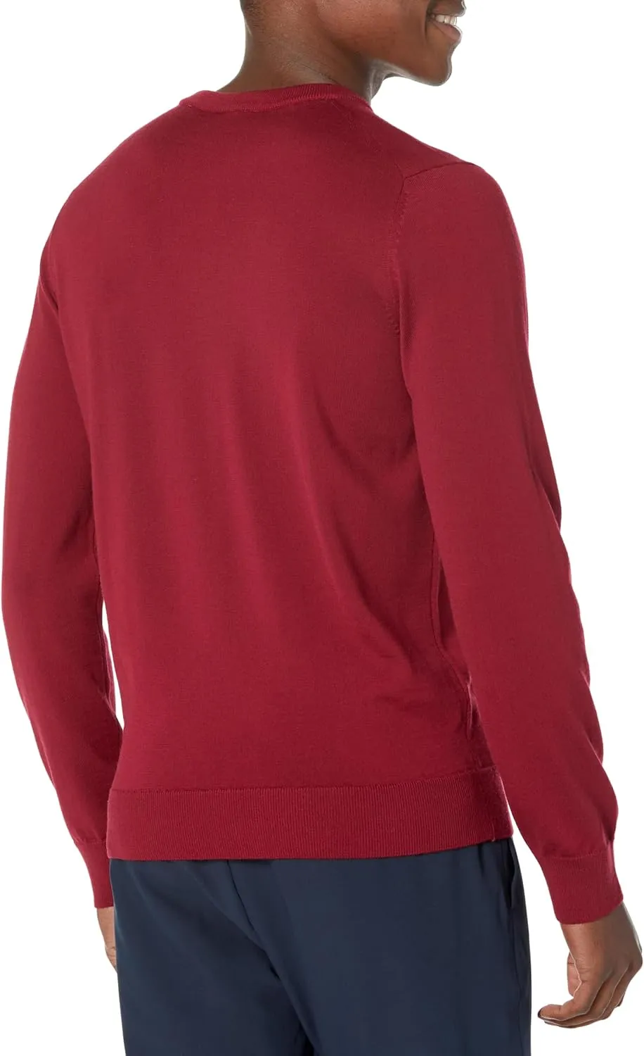 Lacoste Men's Crew Neck Merino Wool Sweater