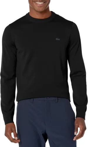 Lacoste Men's Crew Neck Merino Wool Sweater