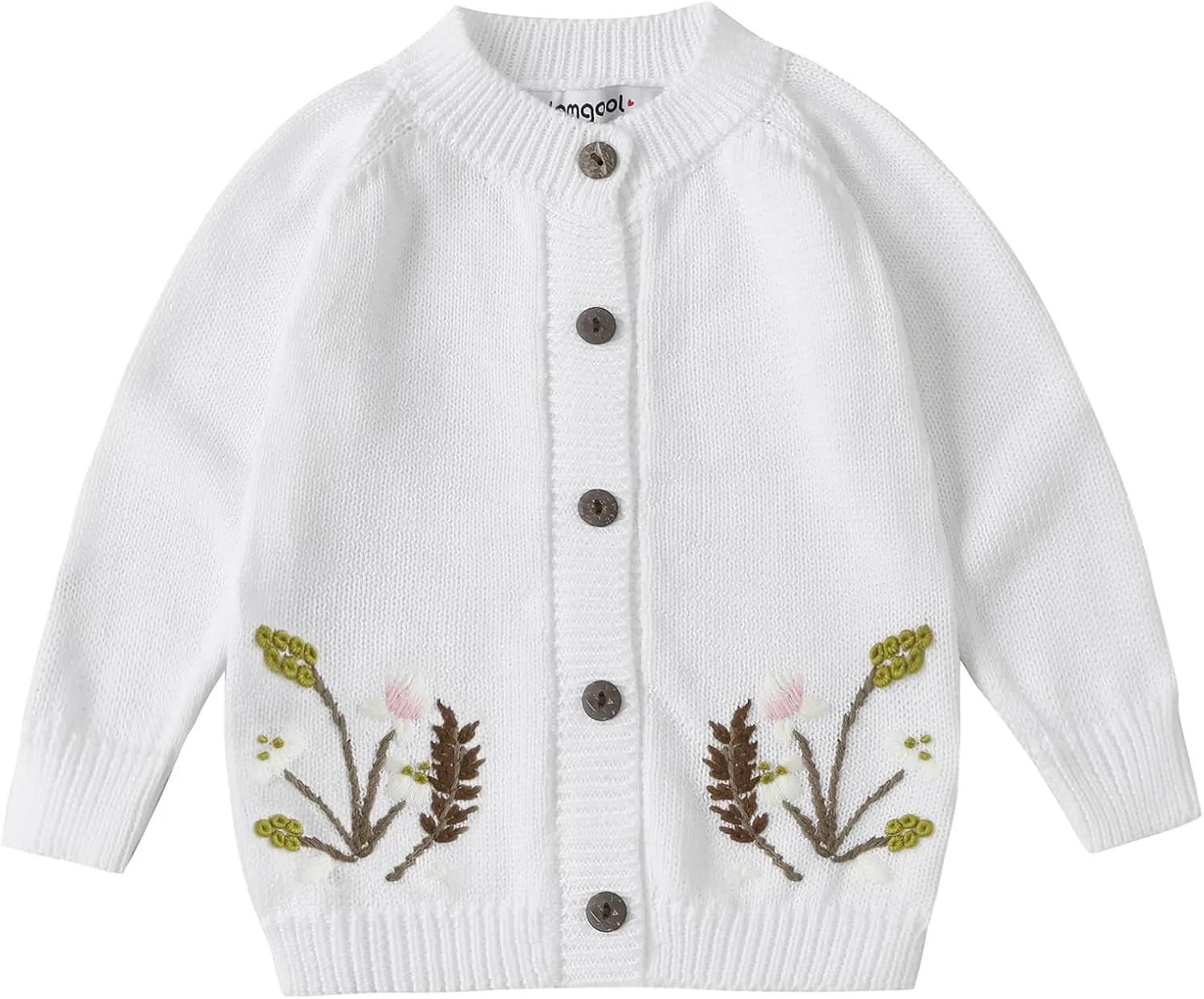 Lamgool Infant Baby Pullover Sweater Knitted Button Down Toddler Kids Sweatshirt for Spring