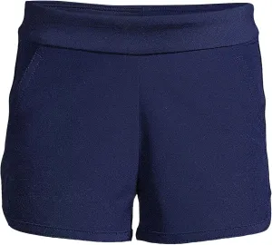 Lands' End Girls Comfort Waist Stretch Swim Shorts