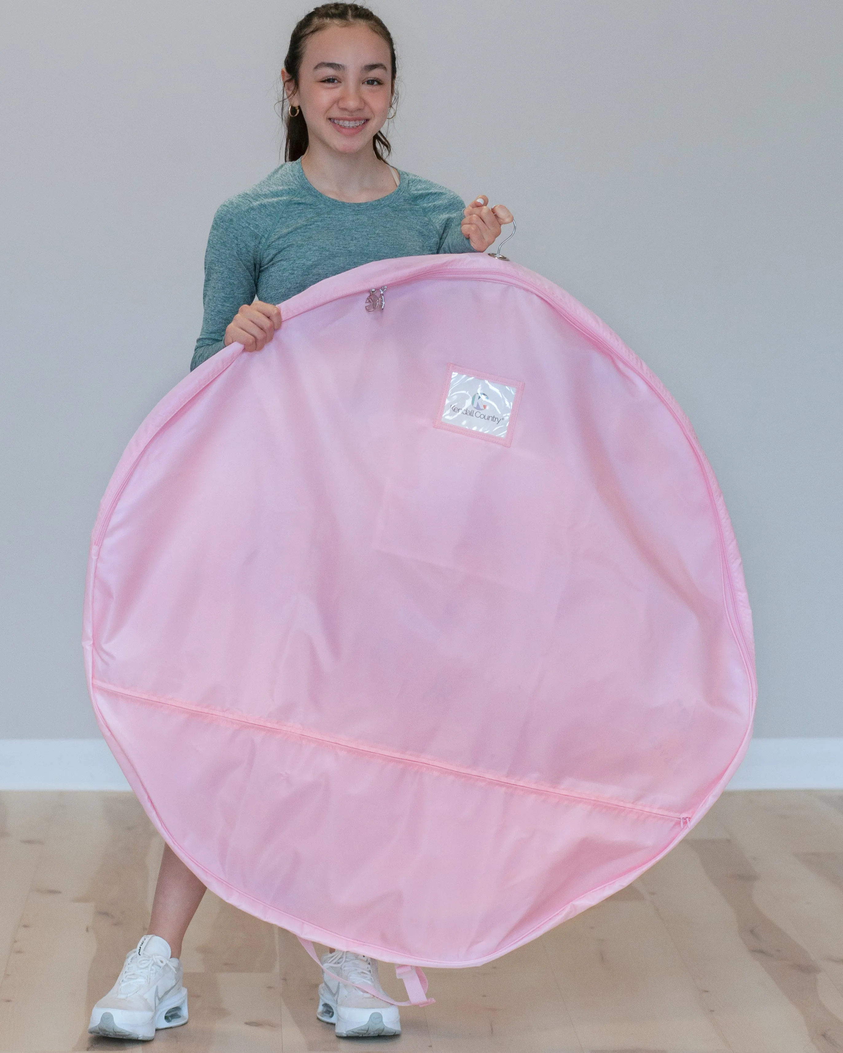 Large Pancake Tutu Garment Bag - Cotton Candy Pink, 40"