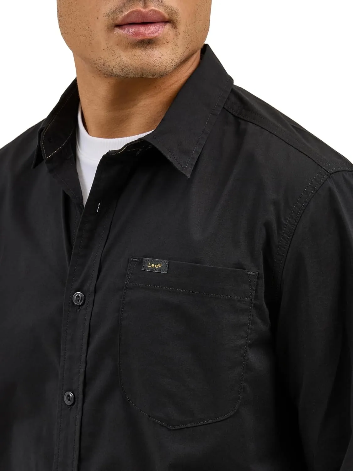 Lee Men's X Move Long Sleeve All-Purpose 1 Pocket Shirt