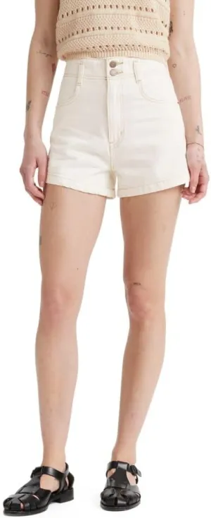 Levi's Women's High Waist Contrast Stitch Mom Shorts