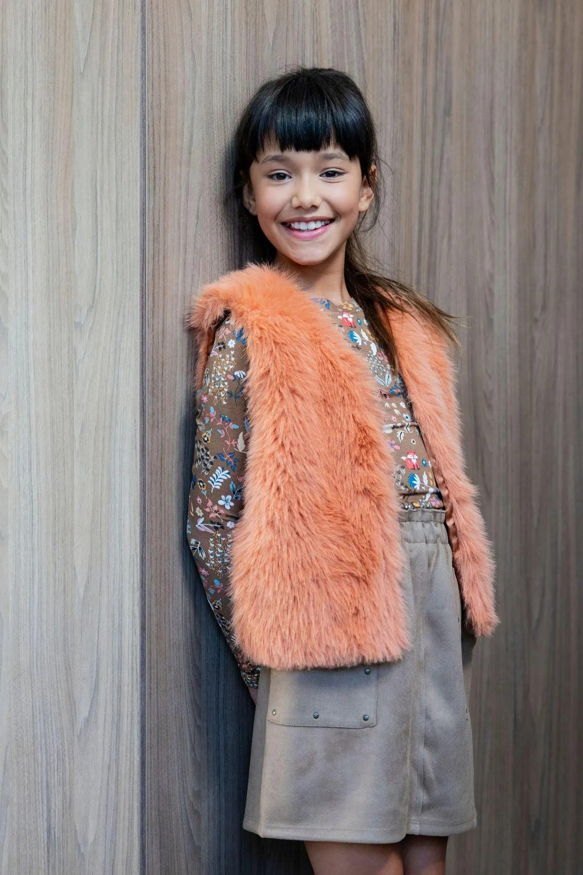 LikeFLO Gilet Dani Soft Orange