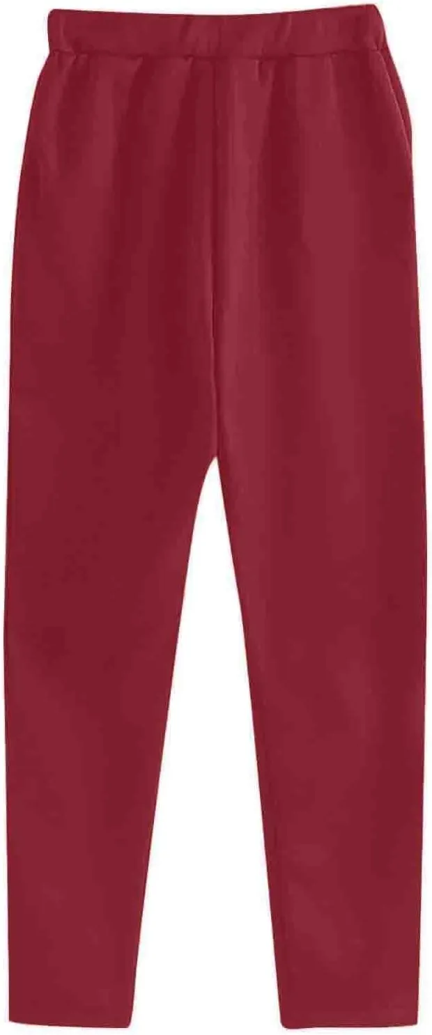 Linen Pants for Women Cargo Trousers, Wide Leg Capri Pants for Women Baggy Cotton Wide Leg Summer Low Rise