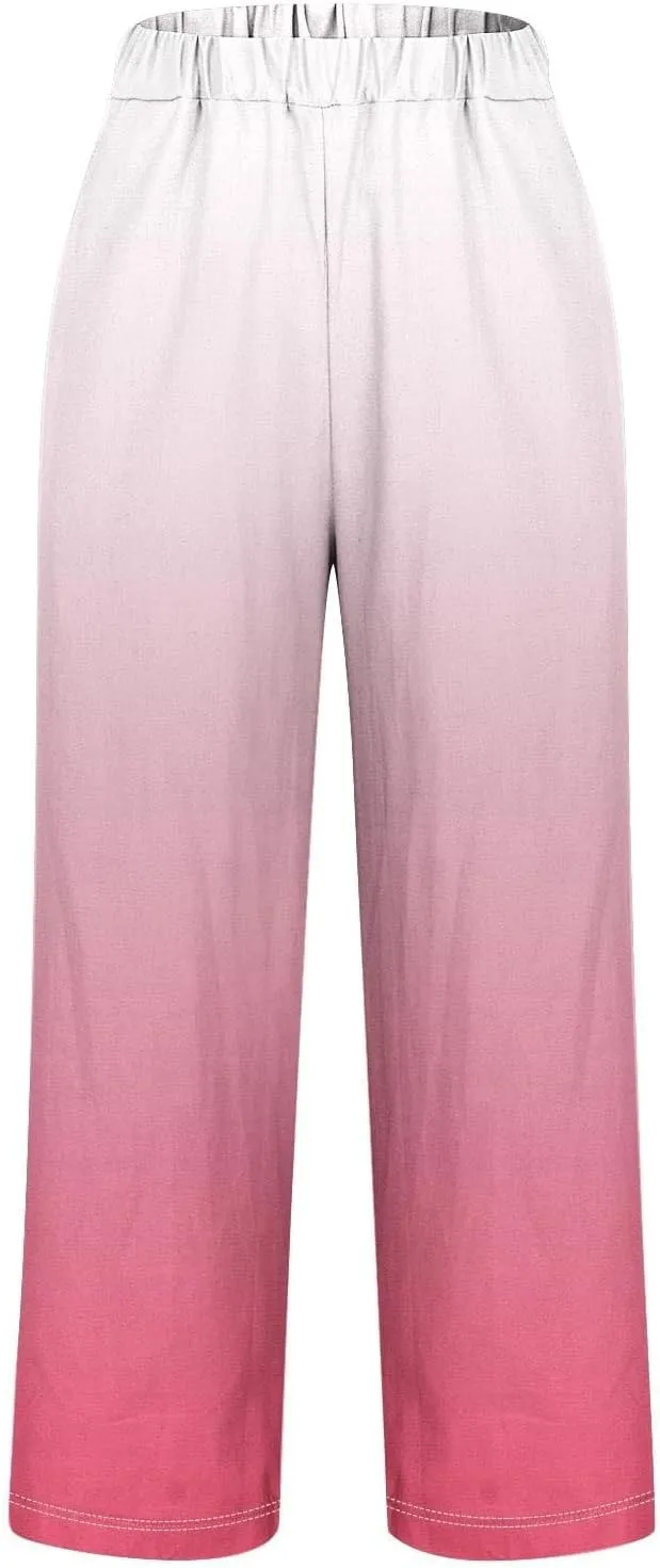 Linen Work Pants Women Plus Size Spring Womens Pants Dressy Casual Linen Womens Hemp Linen Yoga Pants