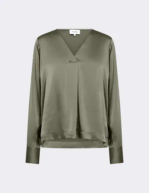 LR-GALE 3 Blouse Dark green