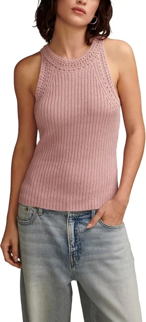 Lucky Brand Women's Knit Rib Sweater Tank