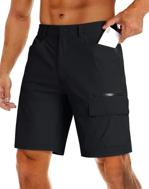 MAGCOMSEN Men's Hiking Cargo Shorts 9" Quick Dry Lightweight Summer Casual Shorts for Men Work Golf Outdoor 5 Pockets