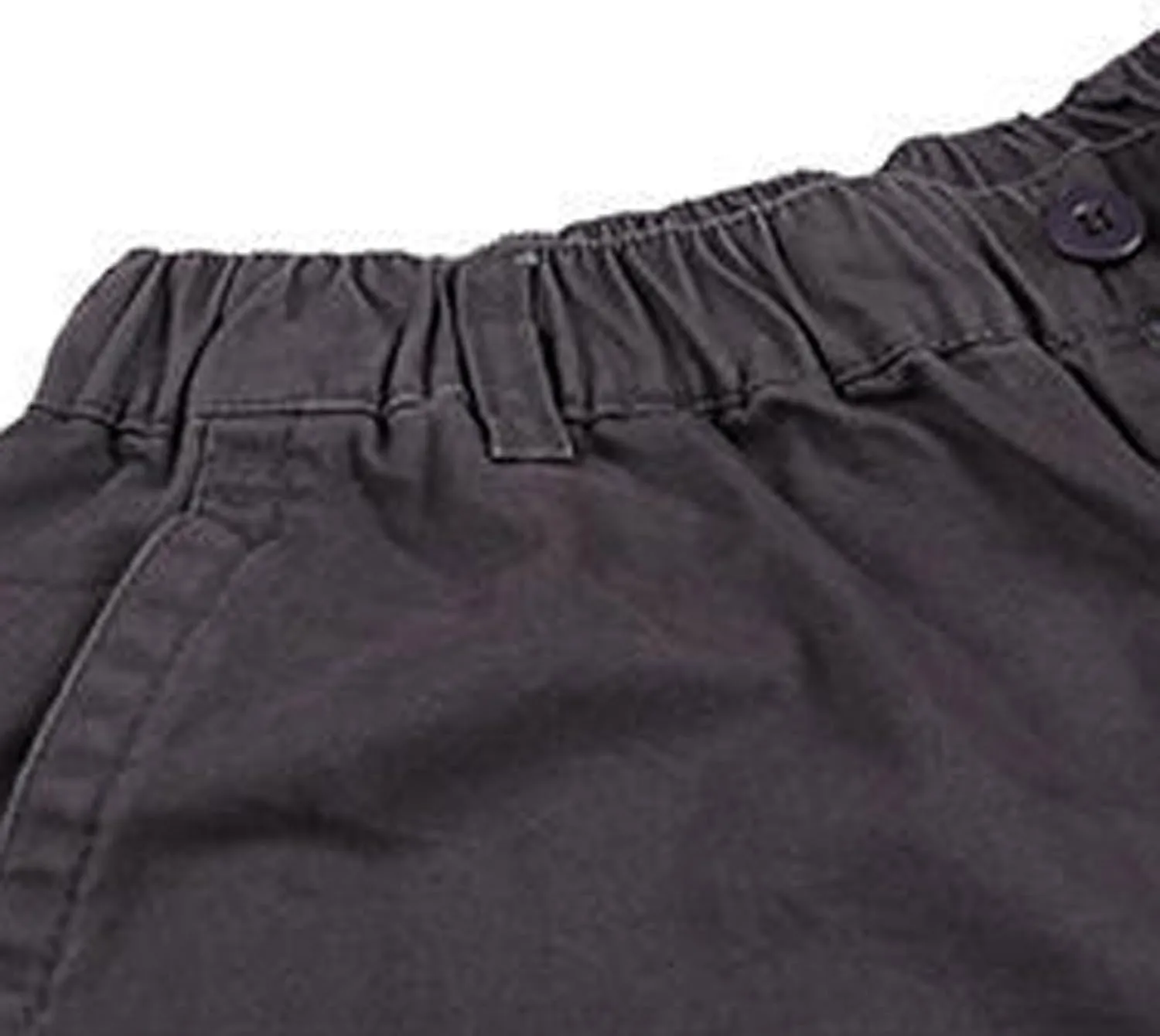 Men Casual Pant Straight Leg Elastic Waist Pants Cotton Work Pants Baggy Large Size Cargo Pants for Men with Pockets