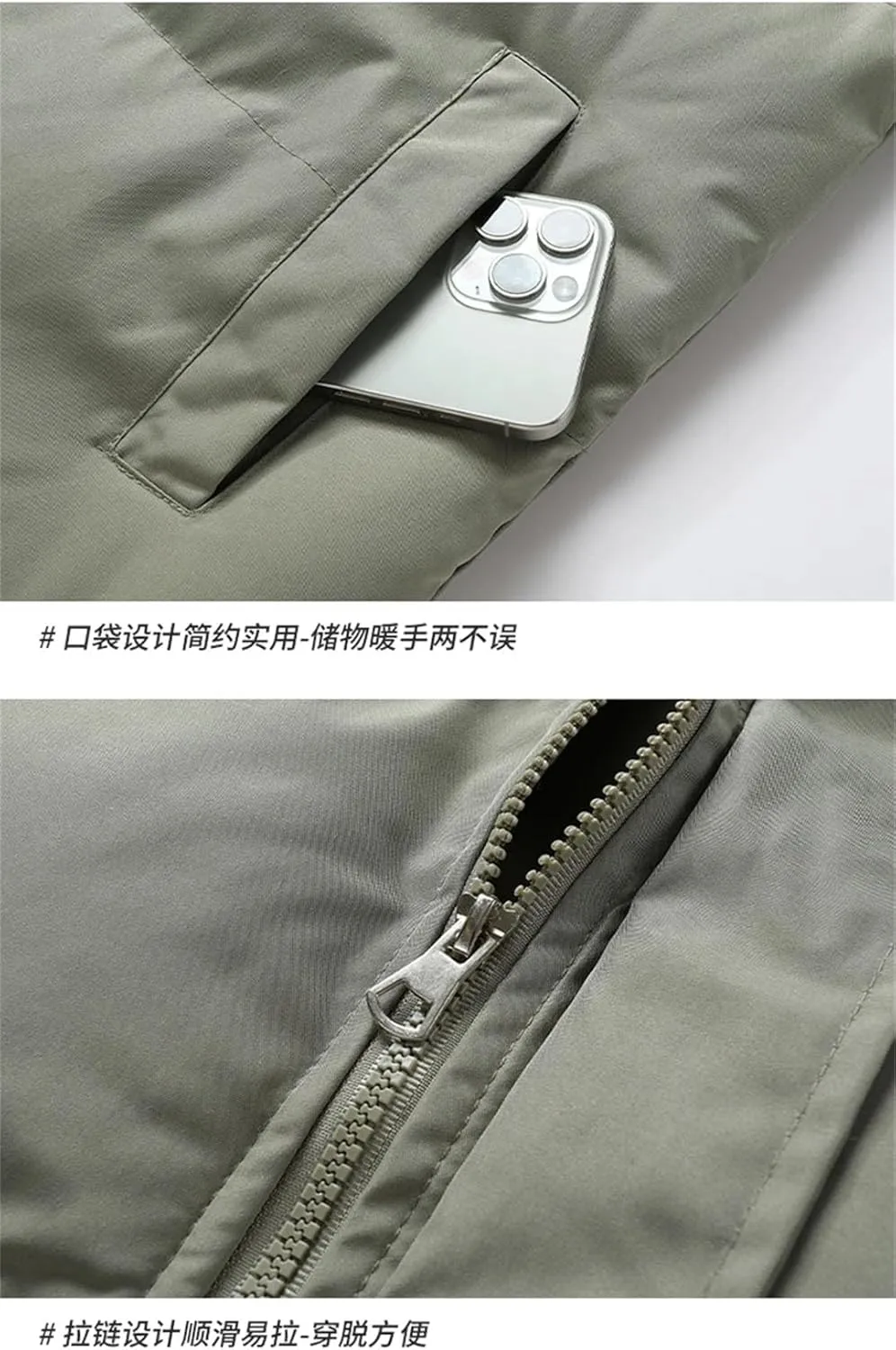 Men Winter Parkas Cotton-Padded Coats Puffer Jackets Outdoor Hooded Coat Windbreaker Thick Warm Coat Jacket