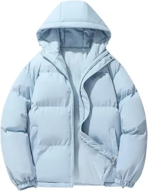 Men Winter Parkas Cotton-Padded Coats Puffer Jackets Outdoor Hooded Coat Windbreaker Thick Warm Coat Jacket