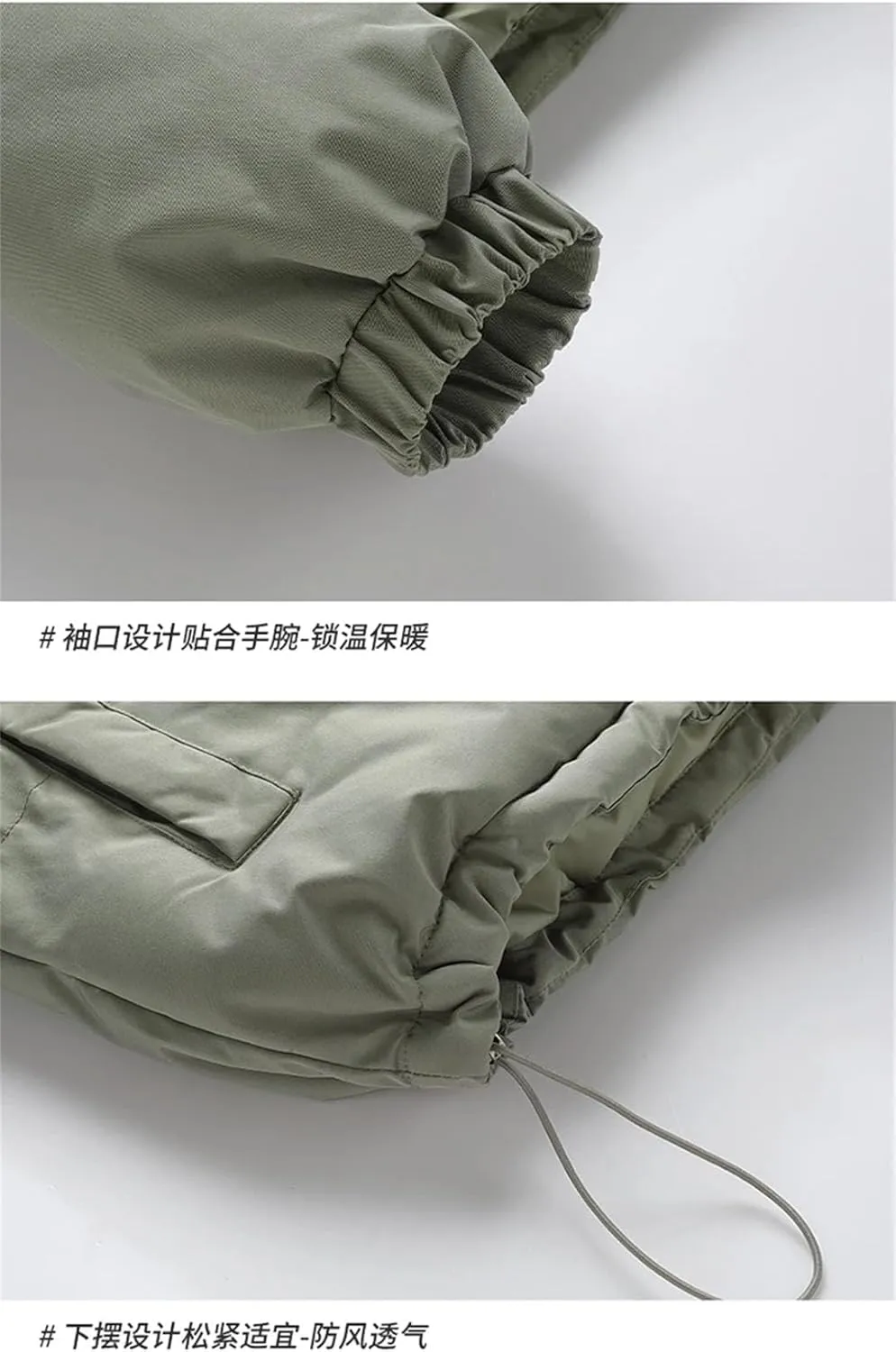 Men Winter Parkas Cotton-Padded Coats Puffer Jackets Outdoor Hooded Coat Windbreaker Thick Warm Coat Jacket