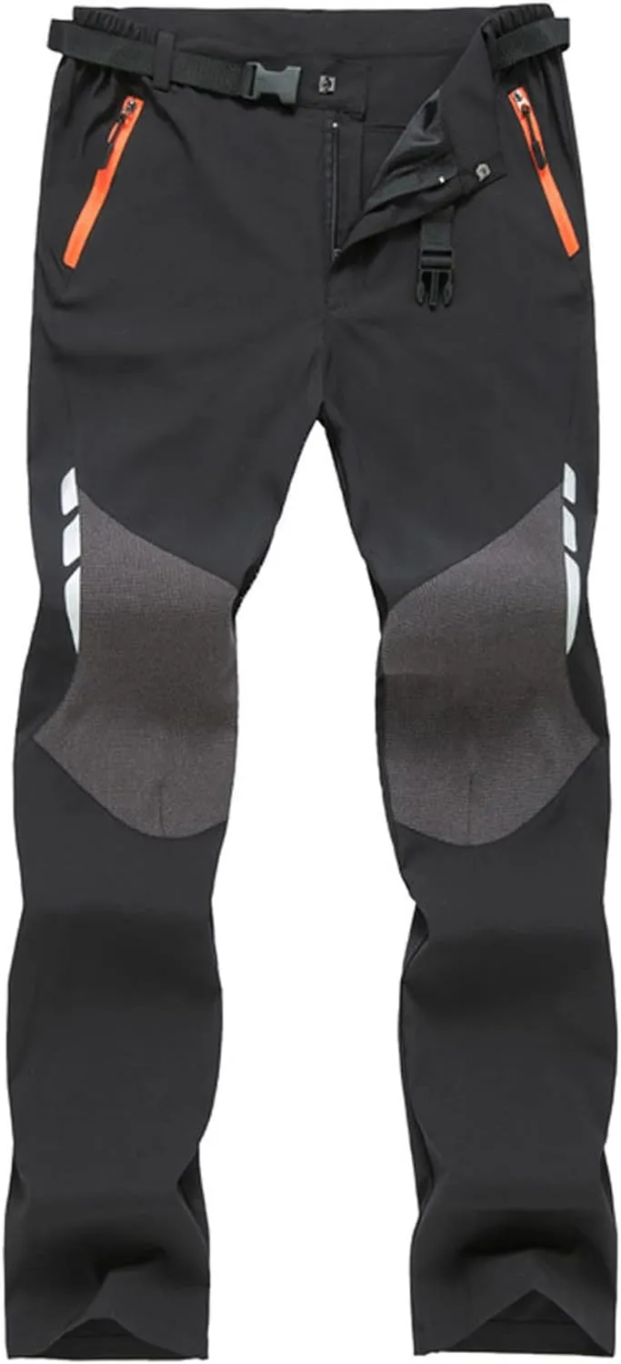 Men's Athletic Pants Fashion Stylish Plush Thickened Assault Pant Casual Loose Color Block Hiking Sweatpants 2023