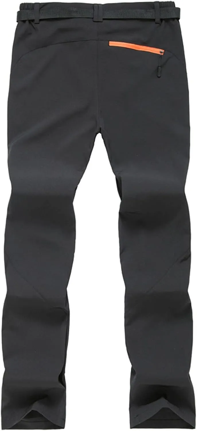 Men's Athletic Pants Fashion Stylish Plush Thickened Assault Pant Casual Loose Color Block Hiking Sweatpants 2023
