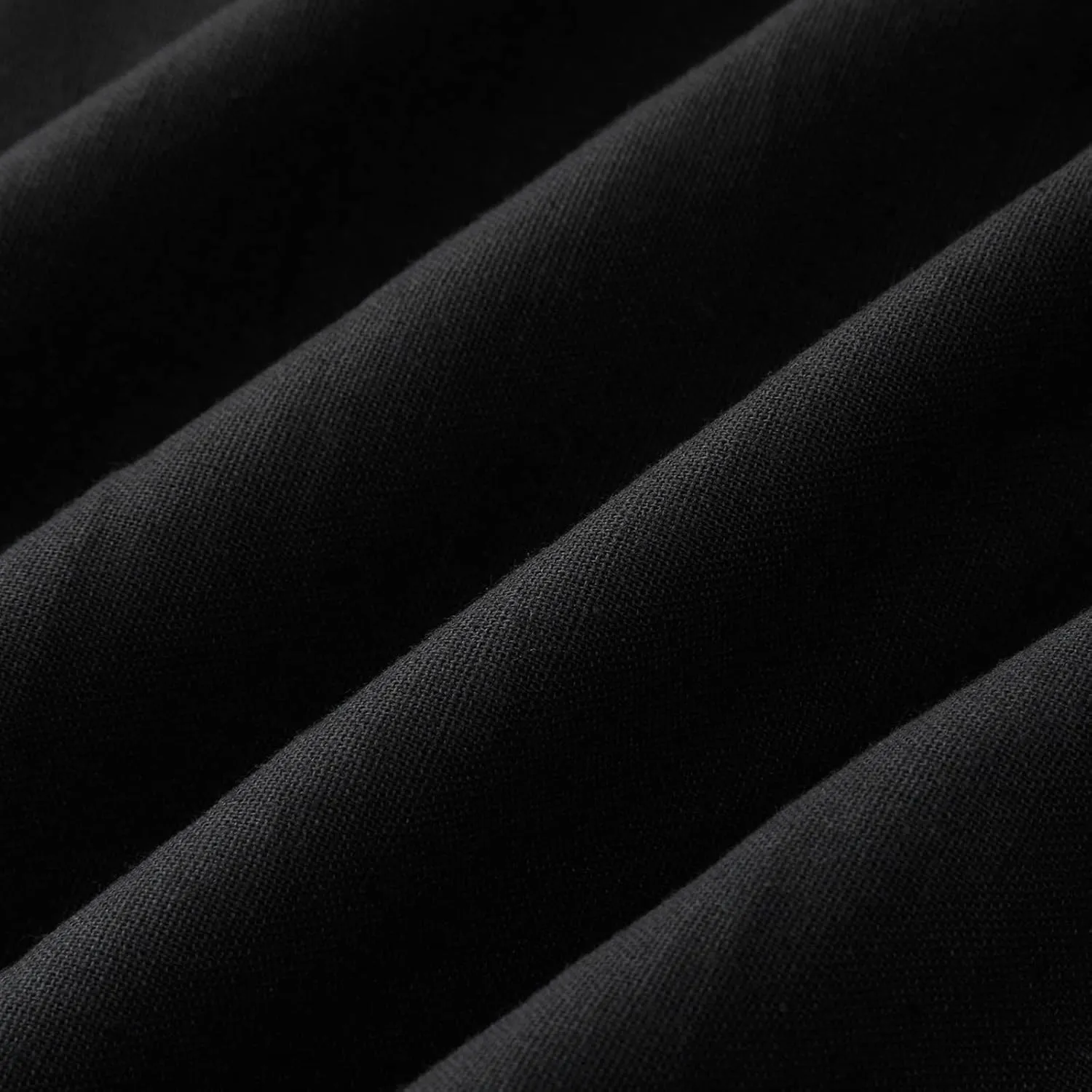 Men's Henley Shirts Loose Fit Long Sleeve Muslim Thobe Button Up Kaftan Thobe Side Split Kaftan Thobe with Pockets