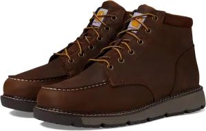 Millbrook 5" Moc Soft Toe Wedge Boot Carhartt, Dark Bison Oil Tanned