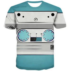 Music T shirts Men Instrument T-shirts Graphic Retro Shirt Print Electronic Tshirts Novelty