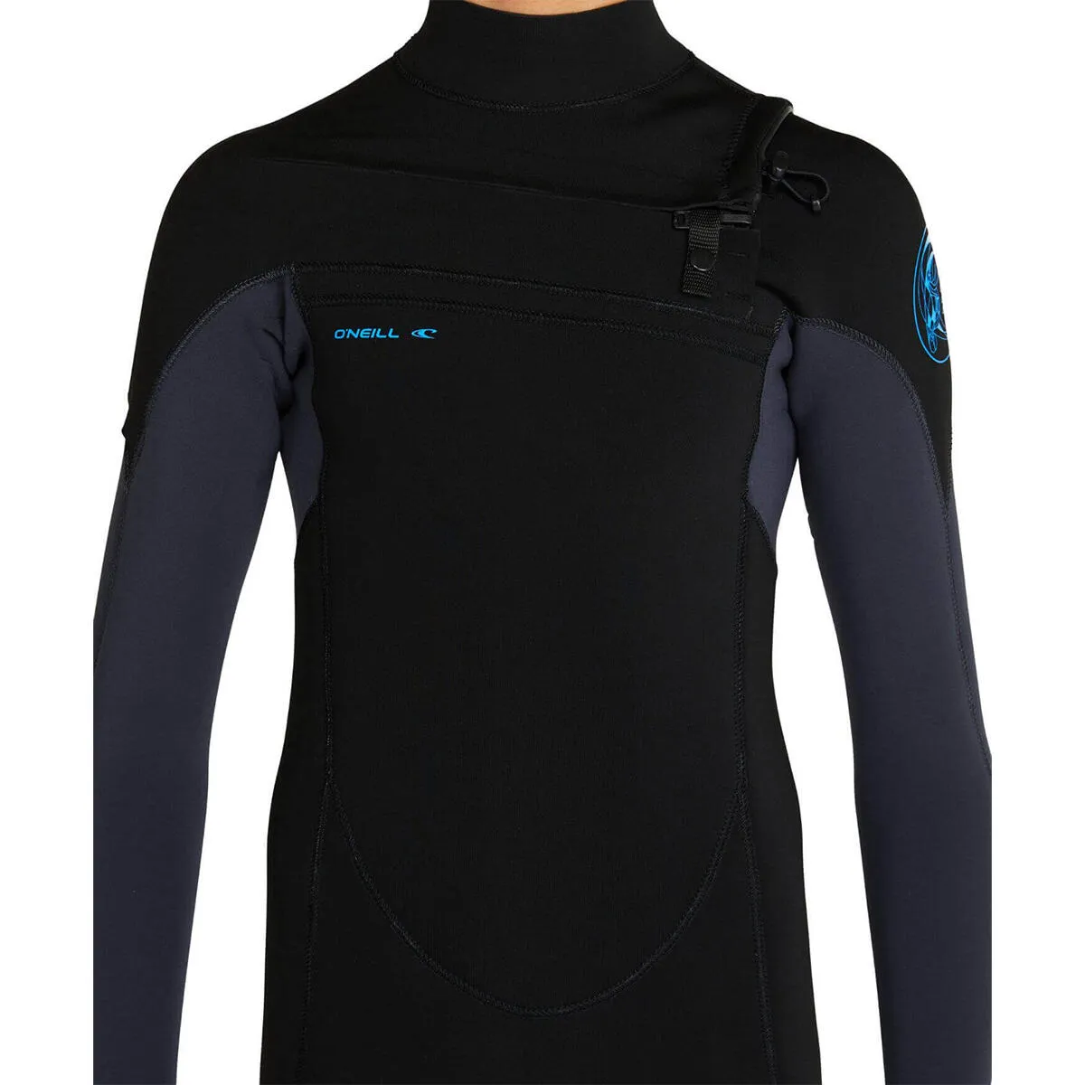 ONEILL BOYS DEFENDER C/Z FULL 4.3MM - BLACK/BLACK/GUNMETAL