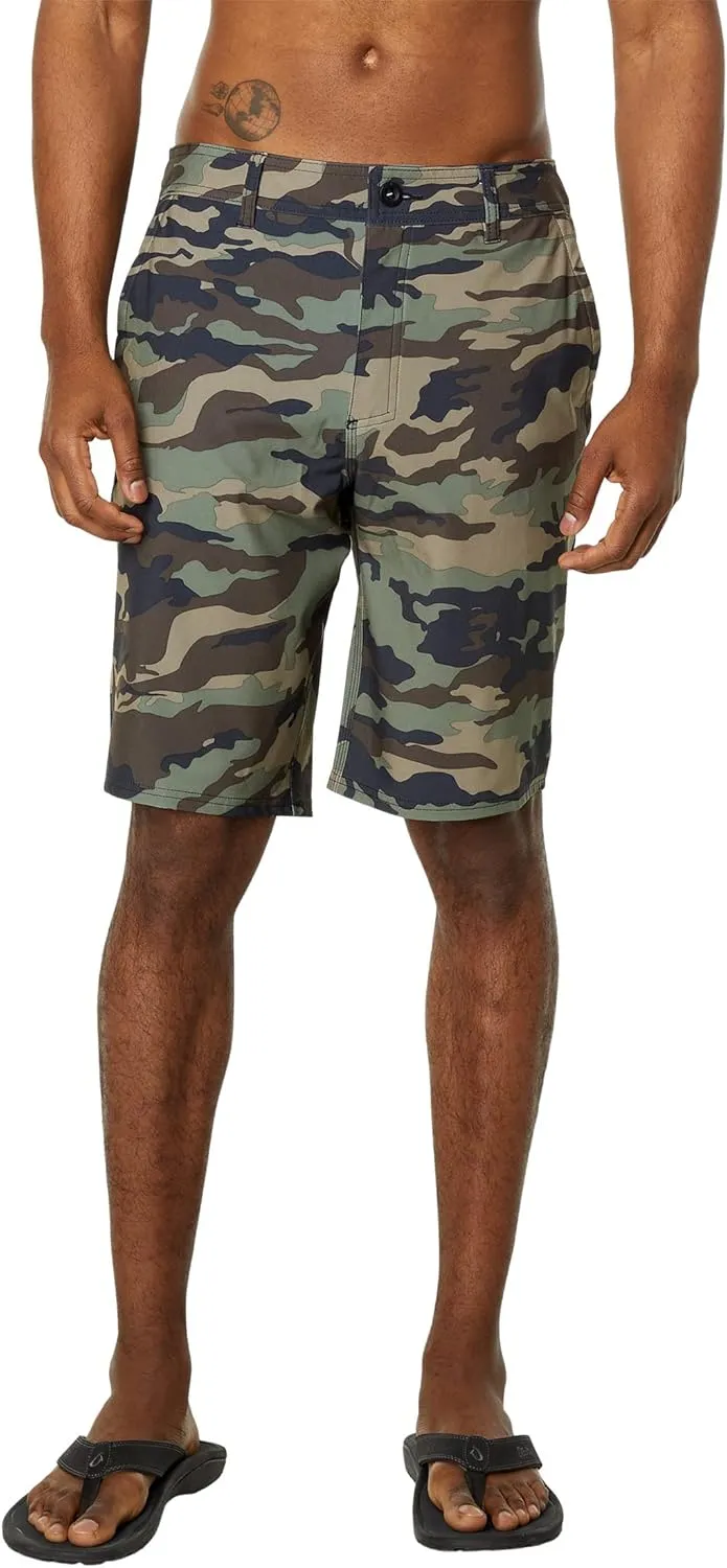 O'NEILL Men's 21 Inch Loaded 2.0 Hybrid Shorts - Water Resistant Mens Shorts with Quick Dry Stretch Fabric and Pockets
