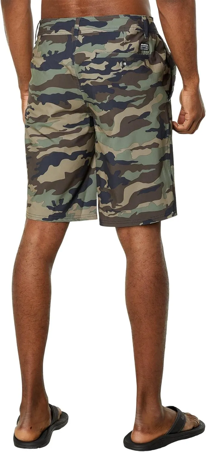 O'NEILL Men's 21 Inch Loaded 2.0 Hybrid Shorts - Water Resistant Mens Shorts with Quick Dry Stretch Fabric and Pockets