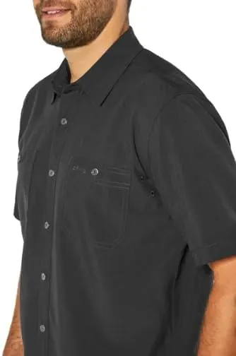 Orvis Mens Short Sleeve Shirts Casual - Woven Shirt Men with Chest Pockets - Button Down Shirts Collared