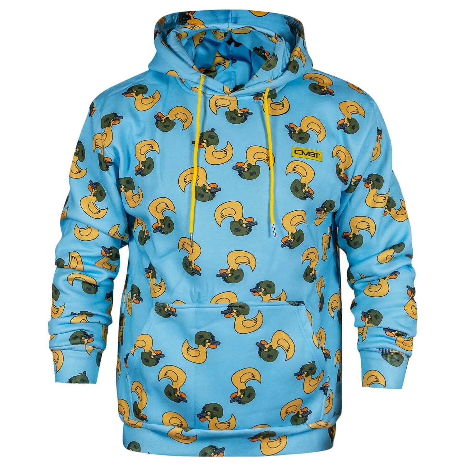 Patterned Fleece Lined Hoodie