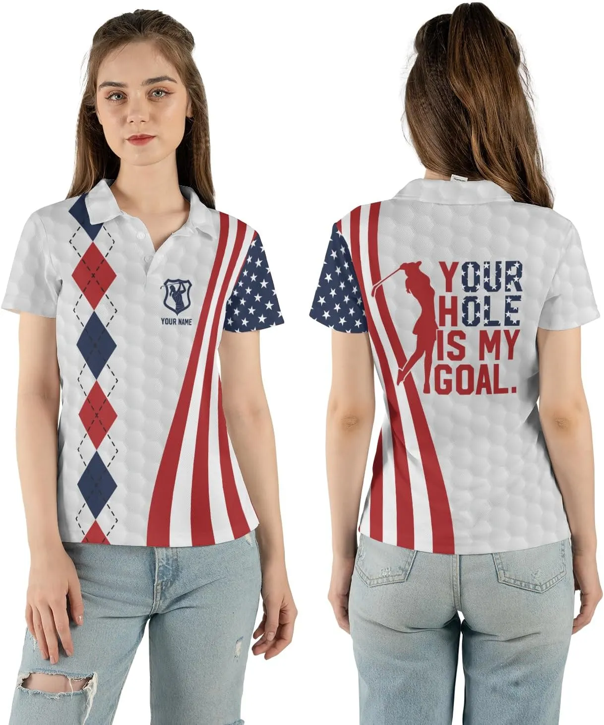Personalized Bowling Polo Shirts for Women, Funny How I Roll Bowling Short Sleeve Polo Shirts for Girls