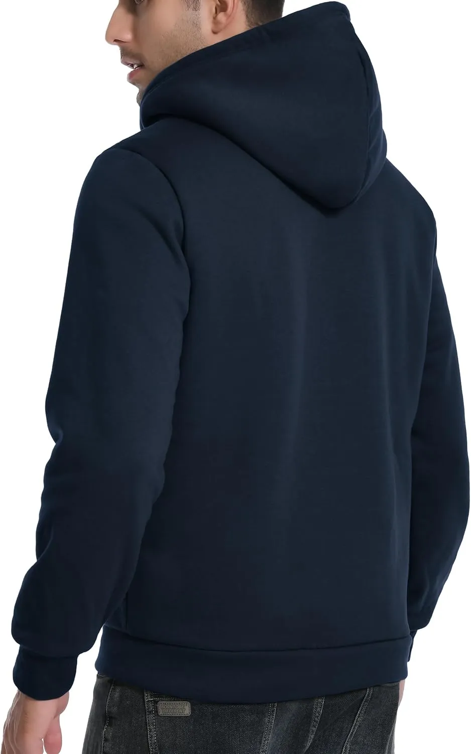 Pioneer Camp Men's Sherpa Lined Hoodie Full Zip Up Heavyweight Hooded Jacket Sweatshirt Fleece Fall Winter Coat with Pocket