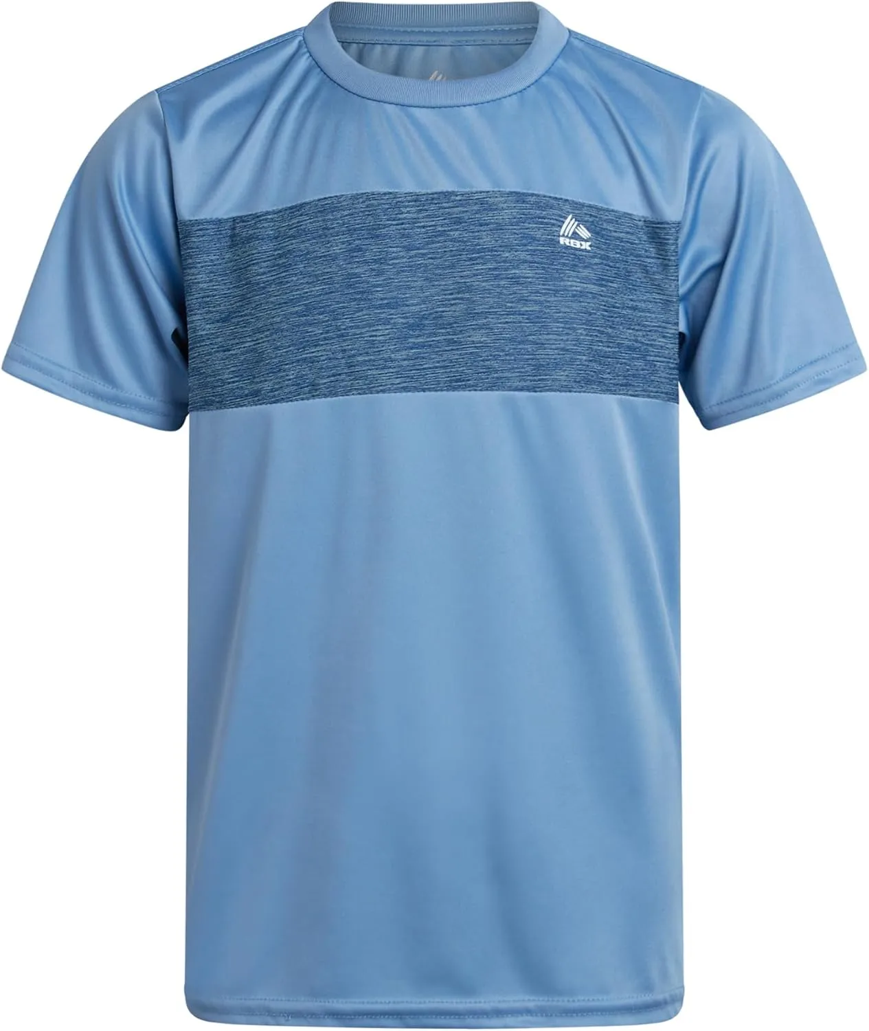 RBX Boys' Athletic Shorts Set - 2 Piece Performance Short Sleeve T-Shirt and Quick Dry Gym Shorts Set for Boys (Sizes: 8-12)