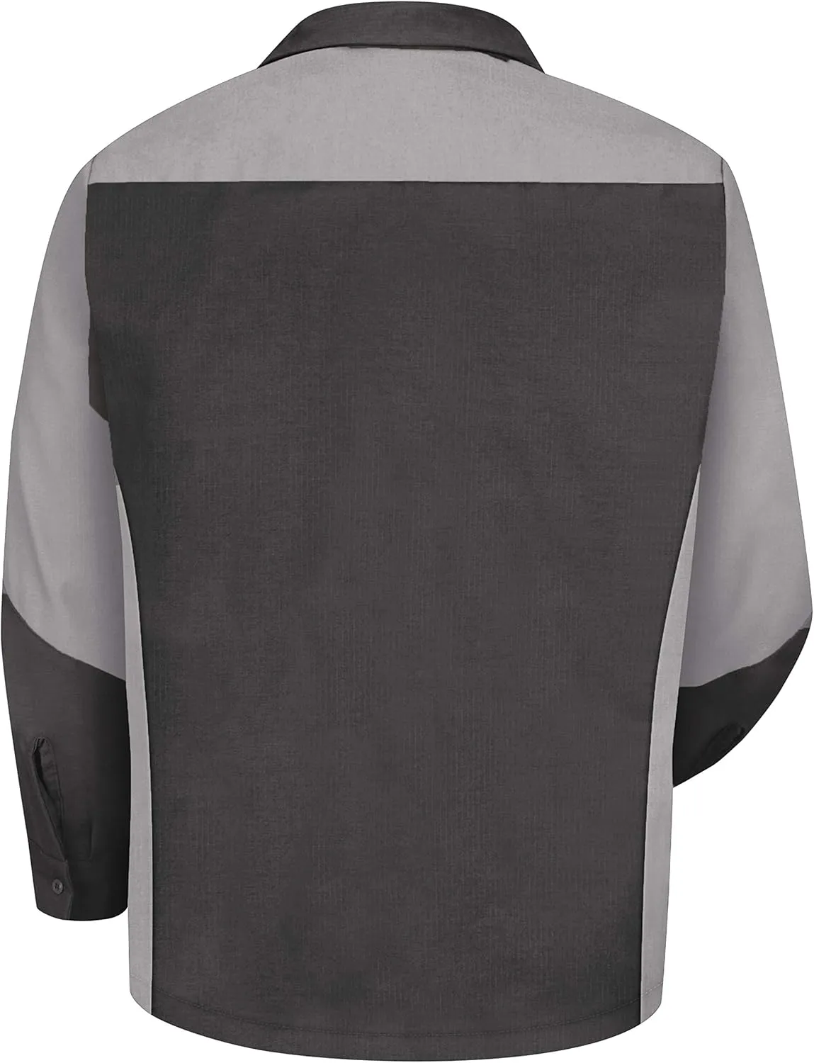 Red Kap Men's Long Sleeve Two-Tone Crew Shirt