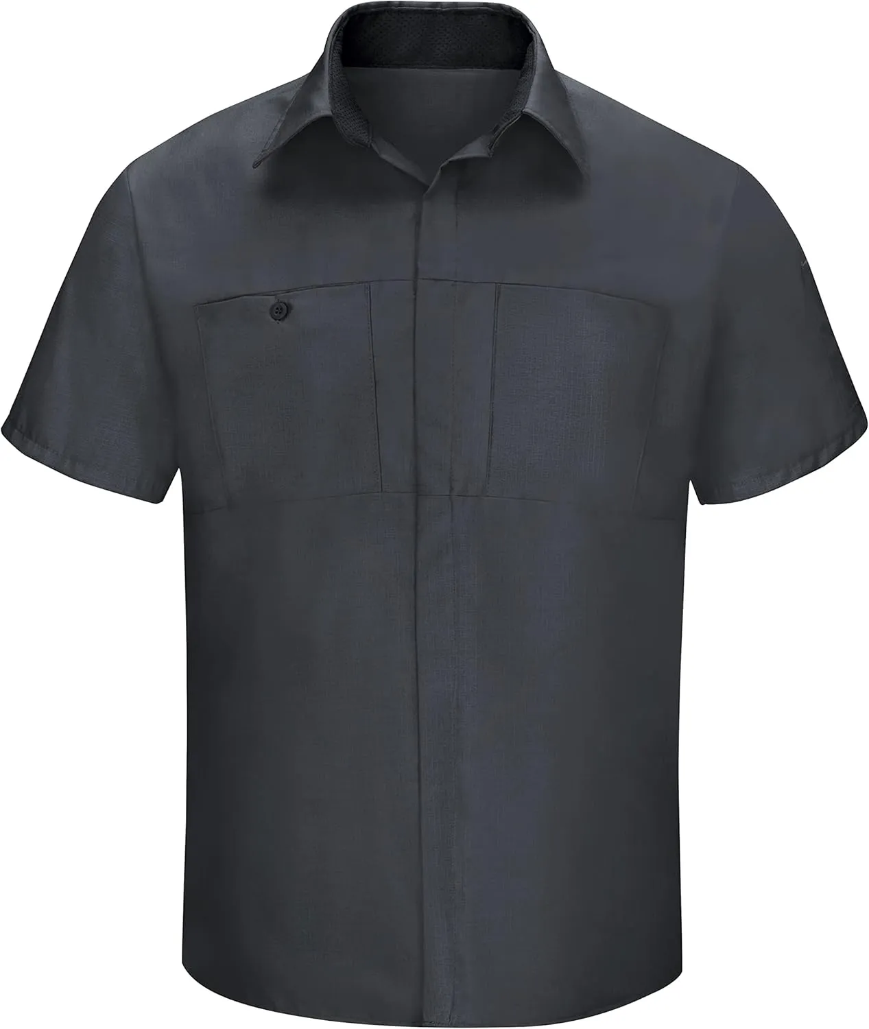 Red Kap Men's Short Sleeve Performance Plus Shop Shirt with Oilblok Technology