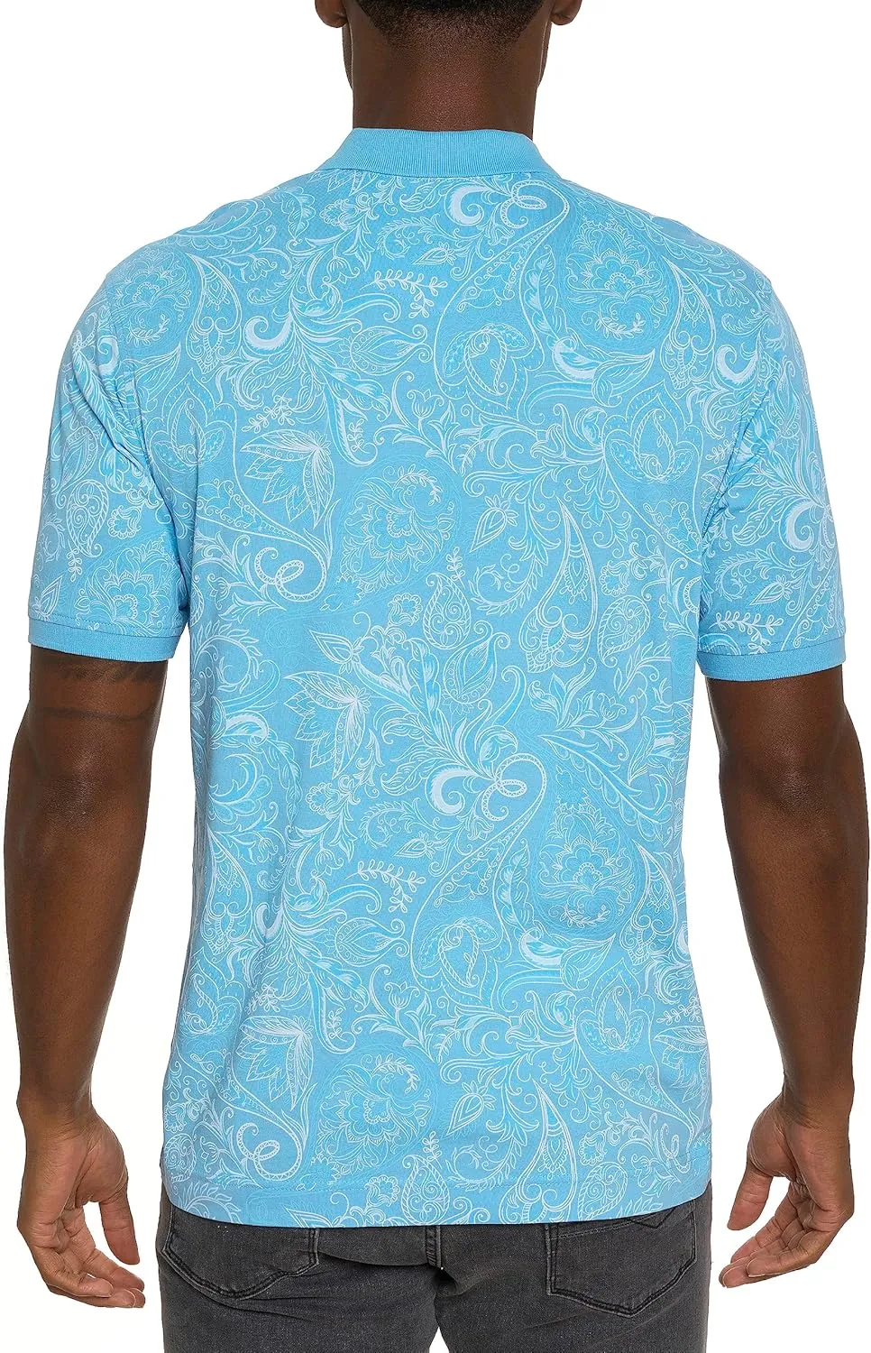 Robert Graham Men's Dozer Short-Sleeve Knit Polo Shirt