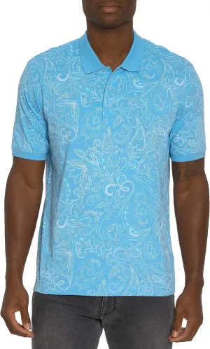 Robert Graham Men's Dozer Short-Sleeve Knit Polo Shirt