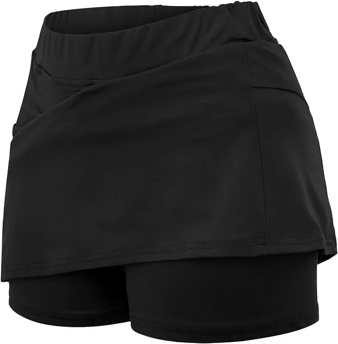 Skorts for Woman 2025 Summer Skorts for Women with Pockets Casual Tennis Skirt Golf Skirts Plus Size Skort Running Shorts
