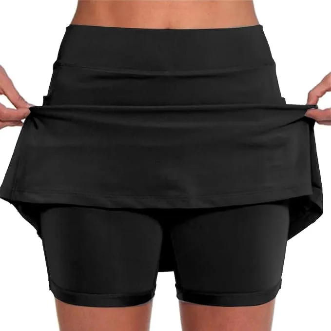 Skorts for Woman 2025 Summer Skorts for Women with Pockets Casual Tennis Skirt Golf Skirts Plus Size Skort Running Shorts