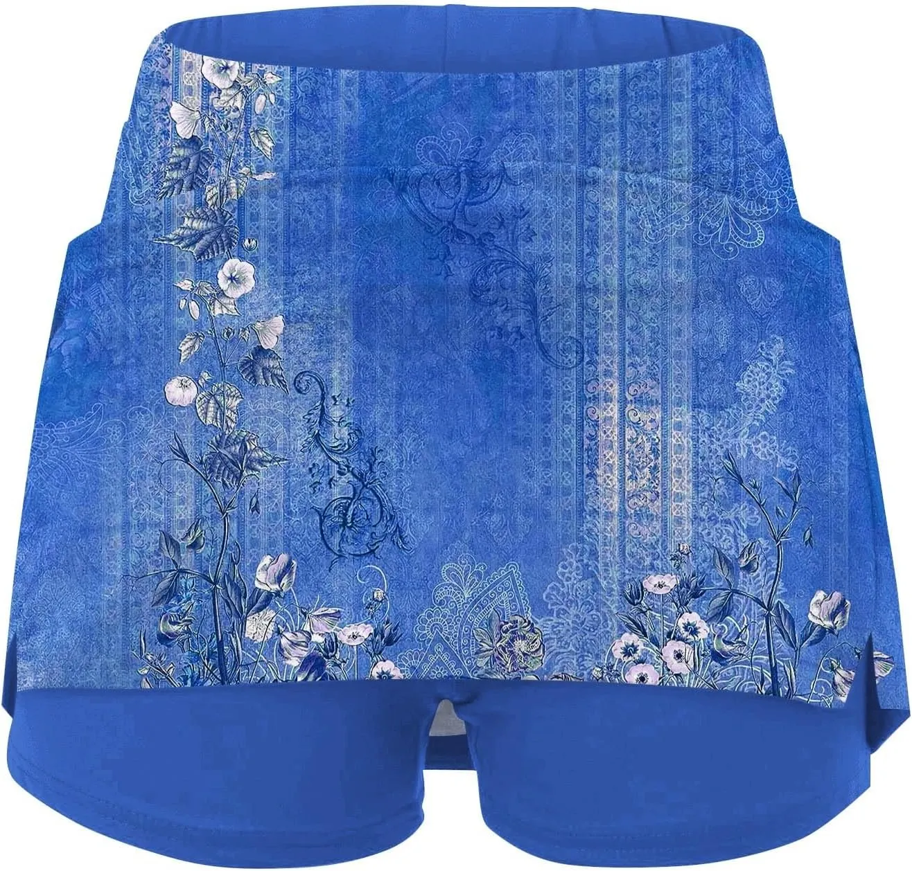 Skorts for Women 2025 Summer Tummy Control Solid Short Athletic Golf High Waist Active Basic Plus Size Clothes