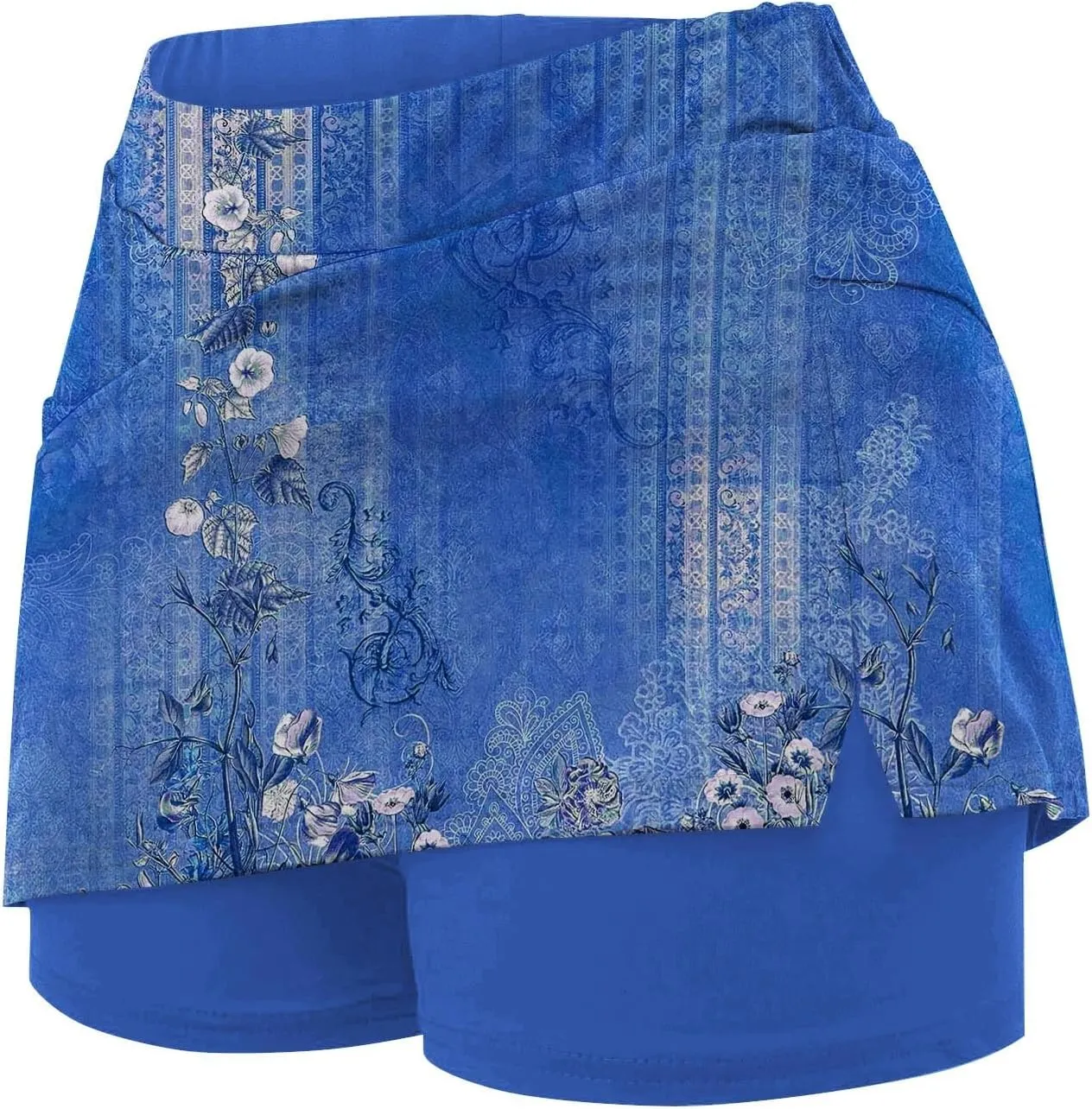 Skorts for Women 2025 Summer Tummy Control Solid Short Athletic Golf High Waist Active Basic Plus Size Clothes