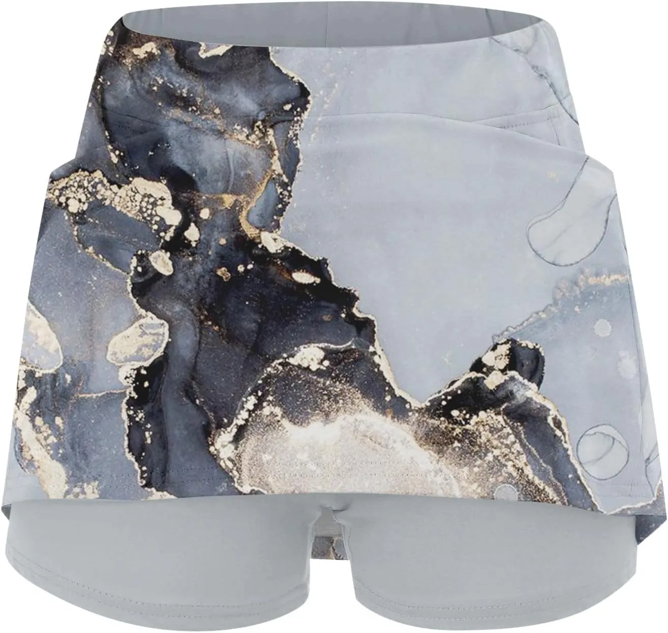 Skorts for Women High Waisted Athletic Tennis Skirt Shorts Lightweight Tummy Control Graphic Print 2025 Yoga Skirts