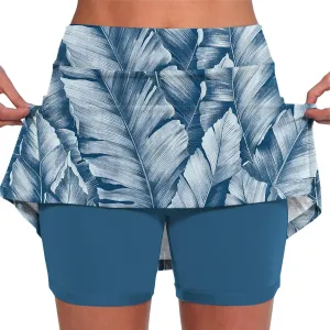 Skorts for Women Plus Size Shorts,Women's Knee Length Skorts Skirts Tennis Athletic Golf Causal Skort with Pockets