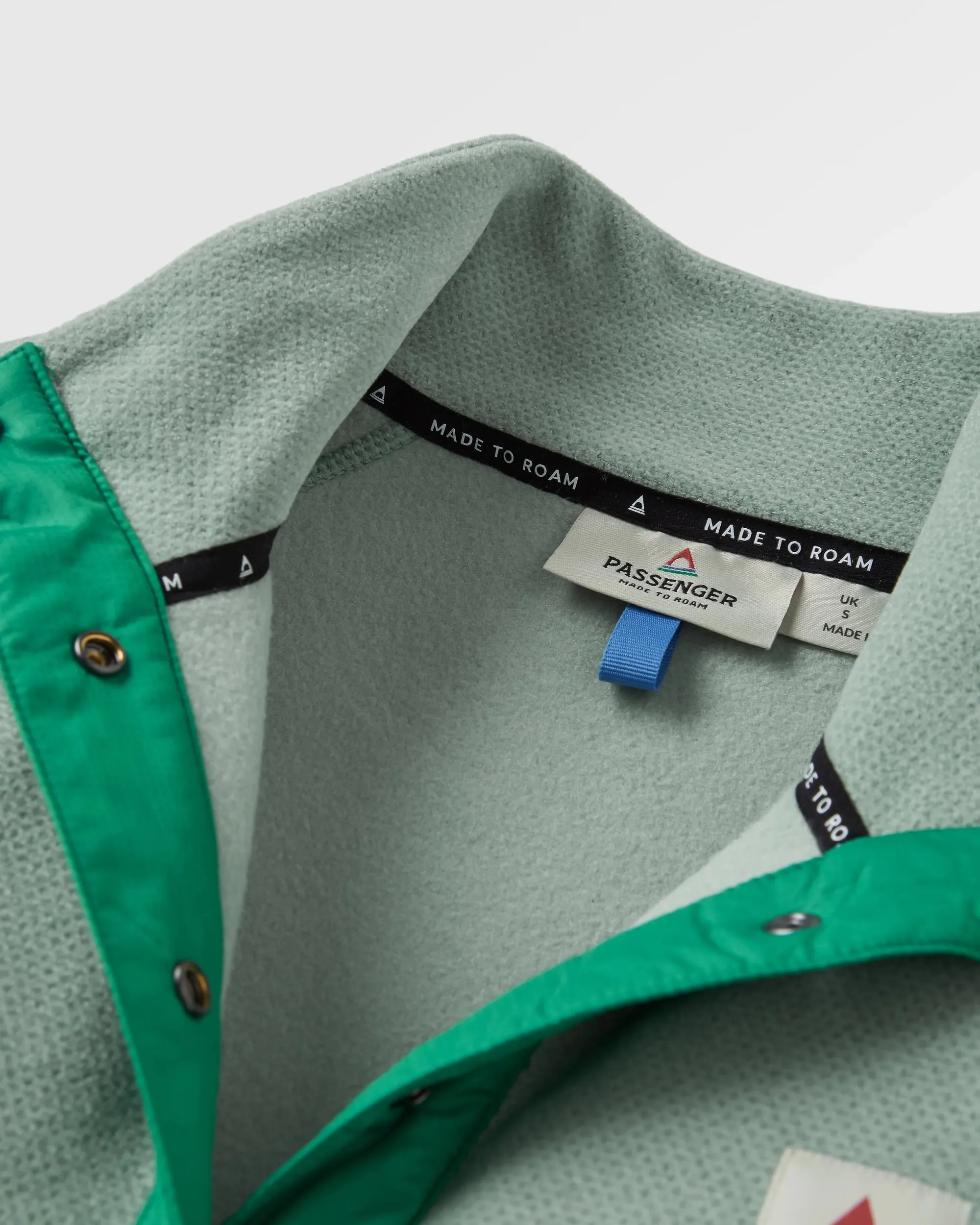 Snowdrop Recycled Polartec Fleece - Pistachio/Birch